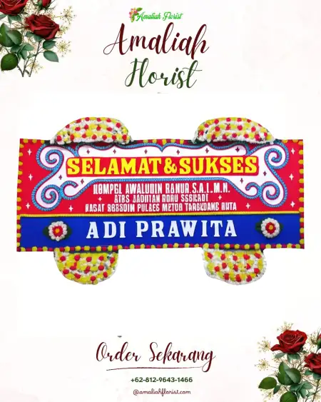 Papan Bunga Ucapan Selamat Botoran